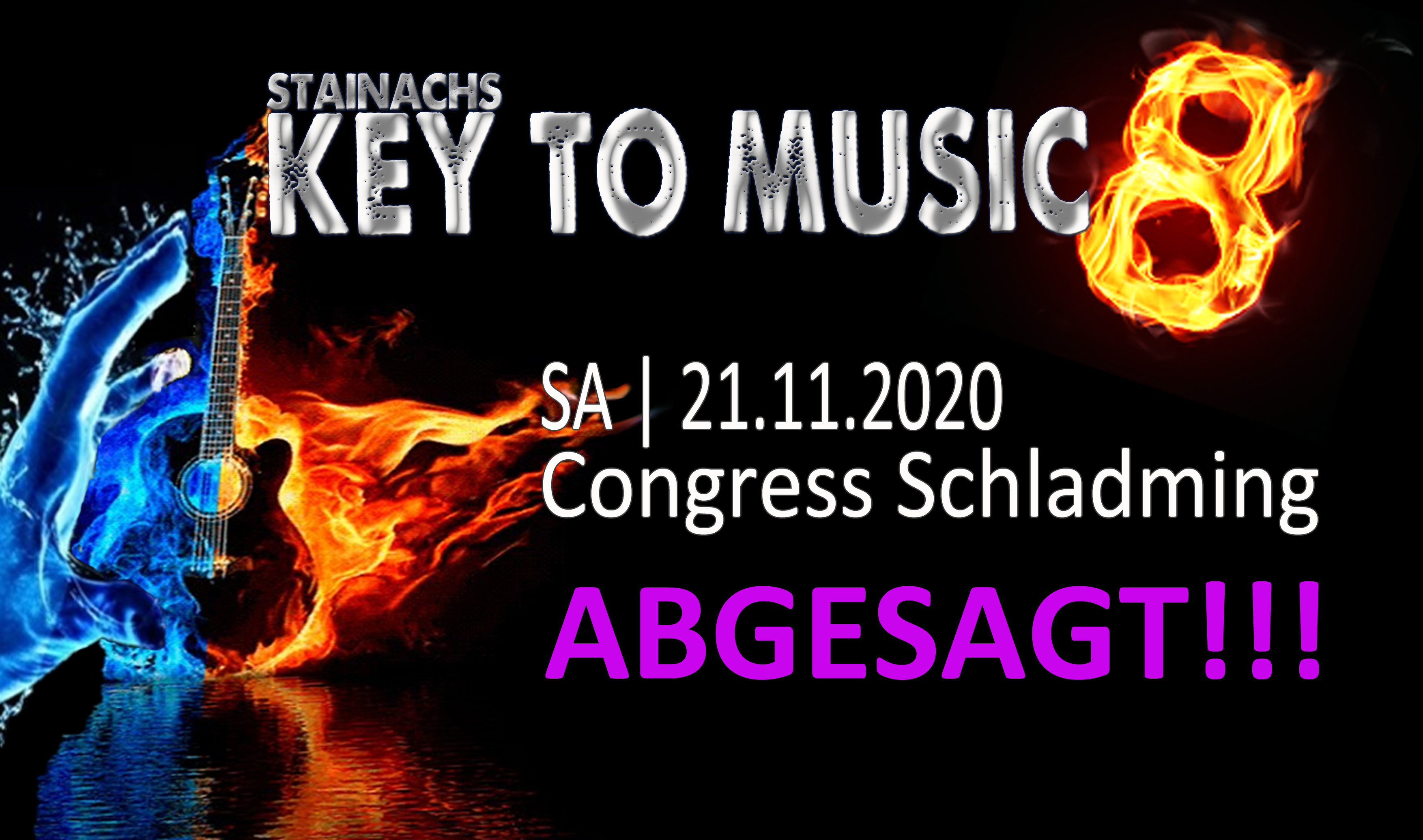 Key to Music Social Media 21.11.2020 Absage Kopie